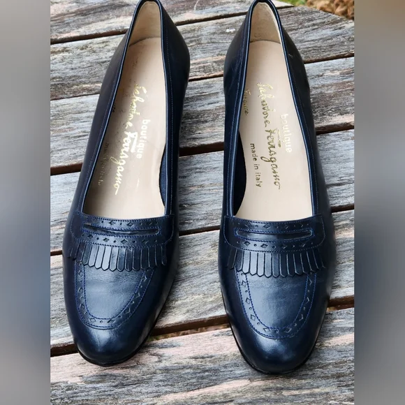 Salvatore Ferragamo | Shoes | Salvatore Ferragamo Navy Blue  display picture 1